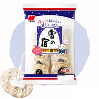 サンコー雪乃だが、日本の米菓子せんべい1袋