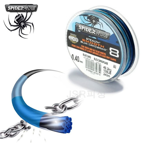 SPIDERWIRE SpiderWire Stealth Smooth braided fishing line camouflage blue  150 1515713 00