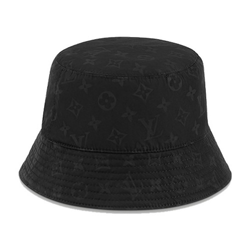 Louis Vuitton Reversible White Blue Denim Monogram Bob Hat M76213