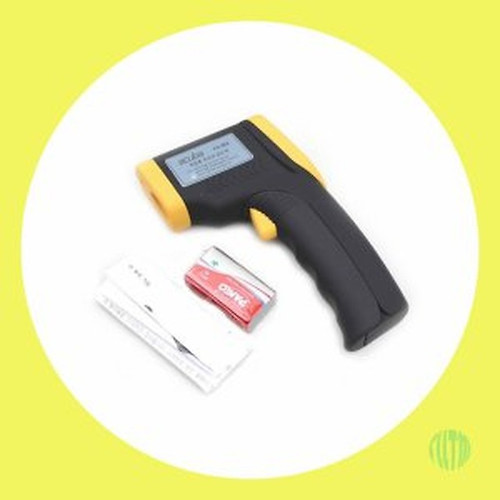 Ruoshui Digital Infrared Thermometer Gun -20-550 Celsius Non-contact IR  Laser Surface Temp Reader Industrial Temperature sensor