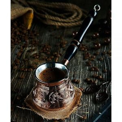 Turka Coffee Maker 10 oz - Turkish Cezve Coffee Pot Copper 300 ml